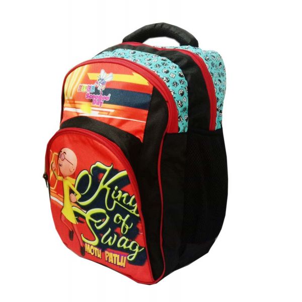 CB 208 Large Size Scoobee Day School Bag Motu Patlu
