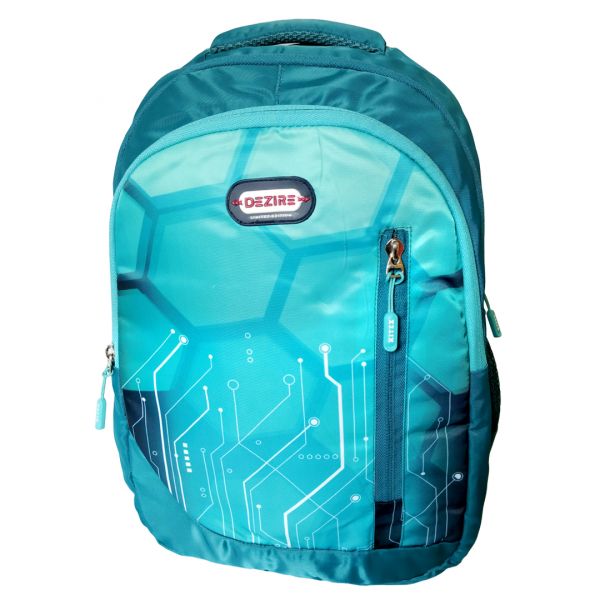 Dezire D 2510 Large School College Bag I Ocean Green Colour I