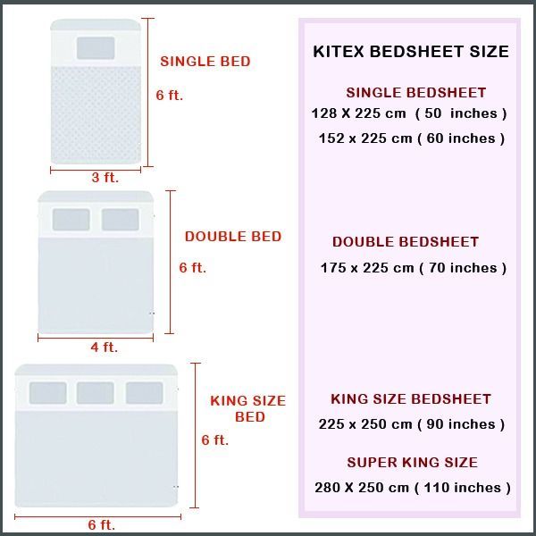 Super king bedding hot sale size in cm