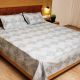 Relax 90 King Size Light Blue Colour Printed Bedsheet With 2 Pillow Cover 4011B