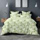 KITEX - King Size Light green With White Flower Floral Bedsheet SD 90 - 4075 C
