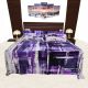 Kitex King Size  Cotton Bedsheet With Two Pillow Cover Violet colour -MOONLIGHTS
