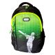  Dezire D 2513 Large Size School & College Bag Black with Green Colour I Office Back pack I Travel Back Pack