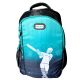  Dezire D 2513 Large Size School & College Bag Black with Skyblue Colour I Office Back pack I Travel Back Pack
