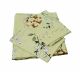 KITEX Dual Single Bedsheet with Two Pillow Cover - Lemon Yellow Colour Floral
