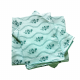 Kitex- Dual Single Bedsheet With Two Pillow cover - Light Green