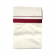 Samrat Plus Light Ivory Double Dhoti - Maroon colour Wide Border
