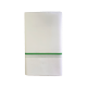Smart Line White Single Dhoti - Light Green colour Narrow border