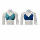 KITEX - Teenz Plus - Knitted T-Shirt Bra Green &  Dark Blue Colour Printed (pack of 2)