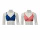 KITEX - Teenz Plus -Knitted T-Shirt Bra Peach & Dark blue Colour Printed (pack of 2)