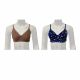 KITEX - Teenz Plus -Knitted T-Shirt Bra Brown & Violet Colour Printed (pack of 2)
