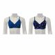 KITEX - Teenz Plus -Knitted T-Shirt Bra Violet & Dark Blue Colour Printed (pack of 2)