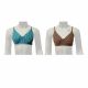 KITEX - Teenz Plus -Knitted T-Shirt Bra Geen & Brown Colour Printed (pack of 2)