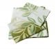 KITEX - Single Bedsheet with One Pillow cover - White With Light Green Leaf