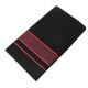 Regular Black Dhoti - Red Colour Wide Border