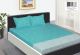 Relax 90 king size bedsheet with Two Pillow cover Green Colour